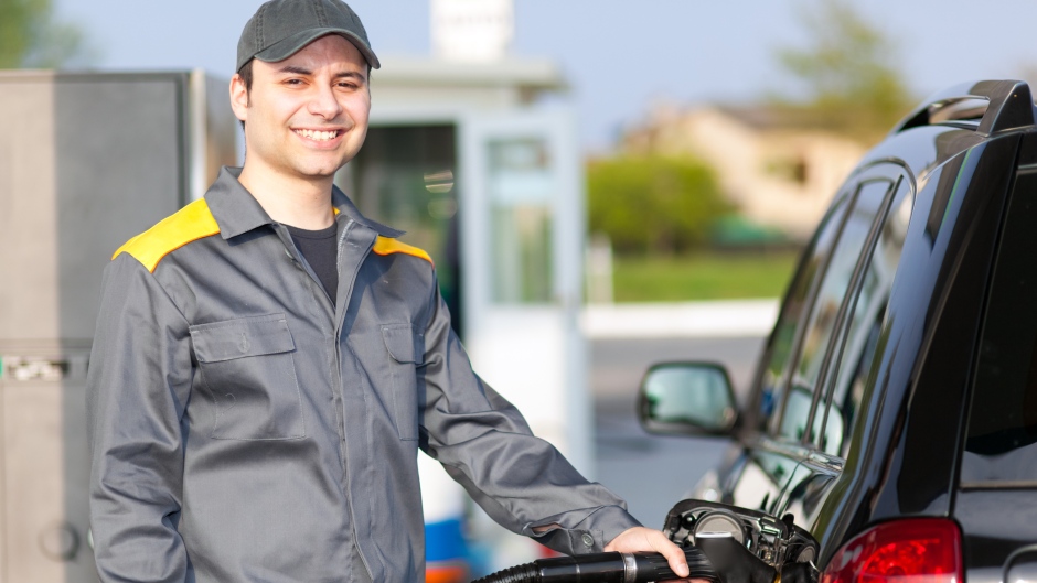 Gas station attendant fan pic